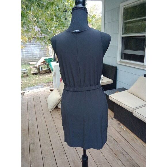 Patagonia Fleet with Belted Tank Dress Black Small - Picture 7 of 11